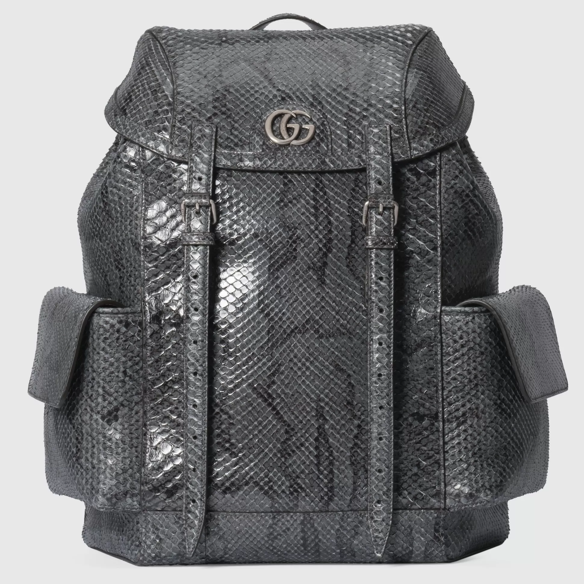 GUCCI Python Backpack With Double G-Men Precious Bags