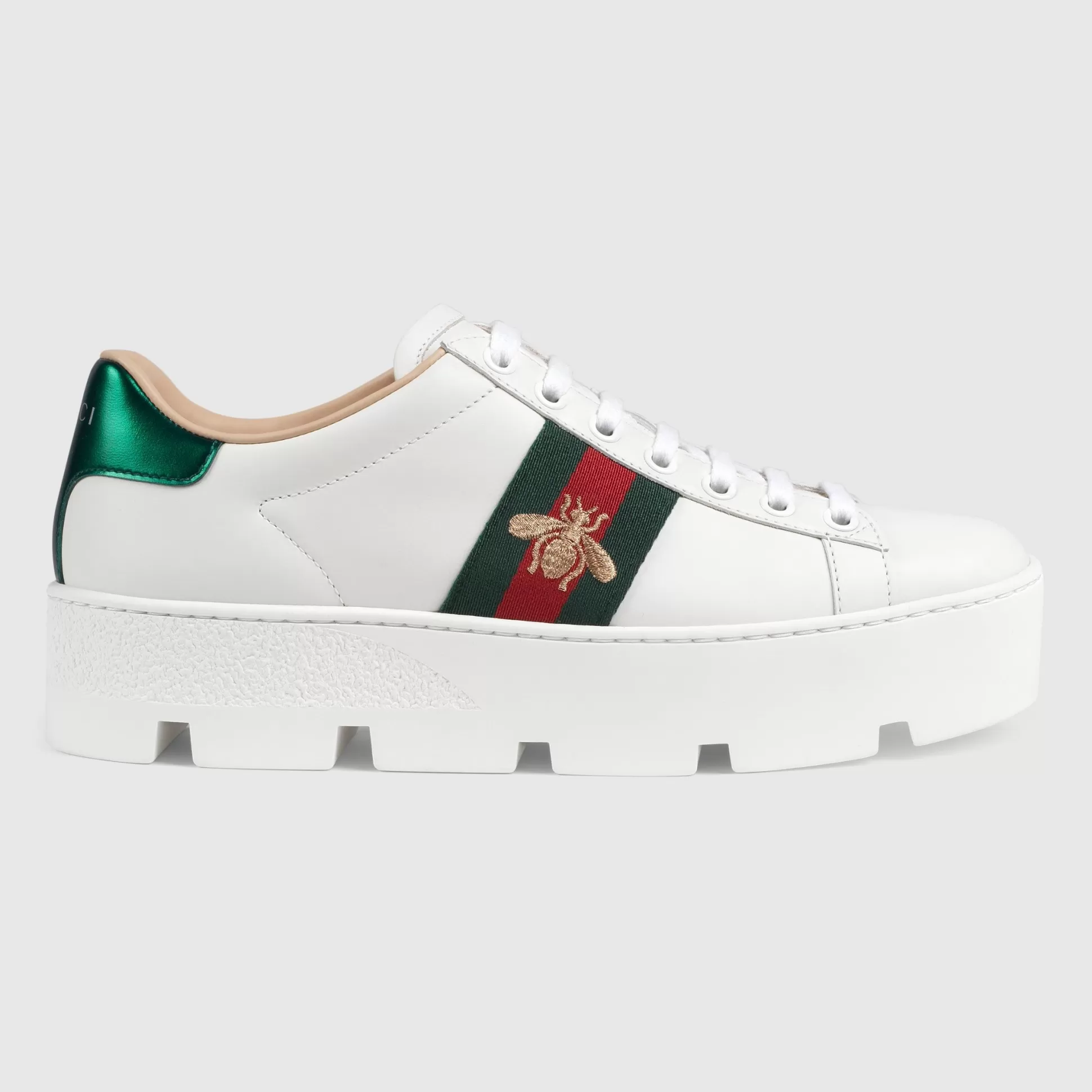 GUCCI Women'S Ace Embroidered Platform Sneaker-Women Sneakers