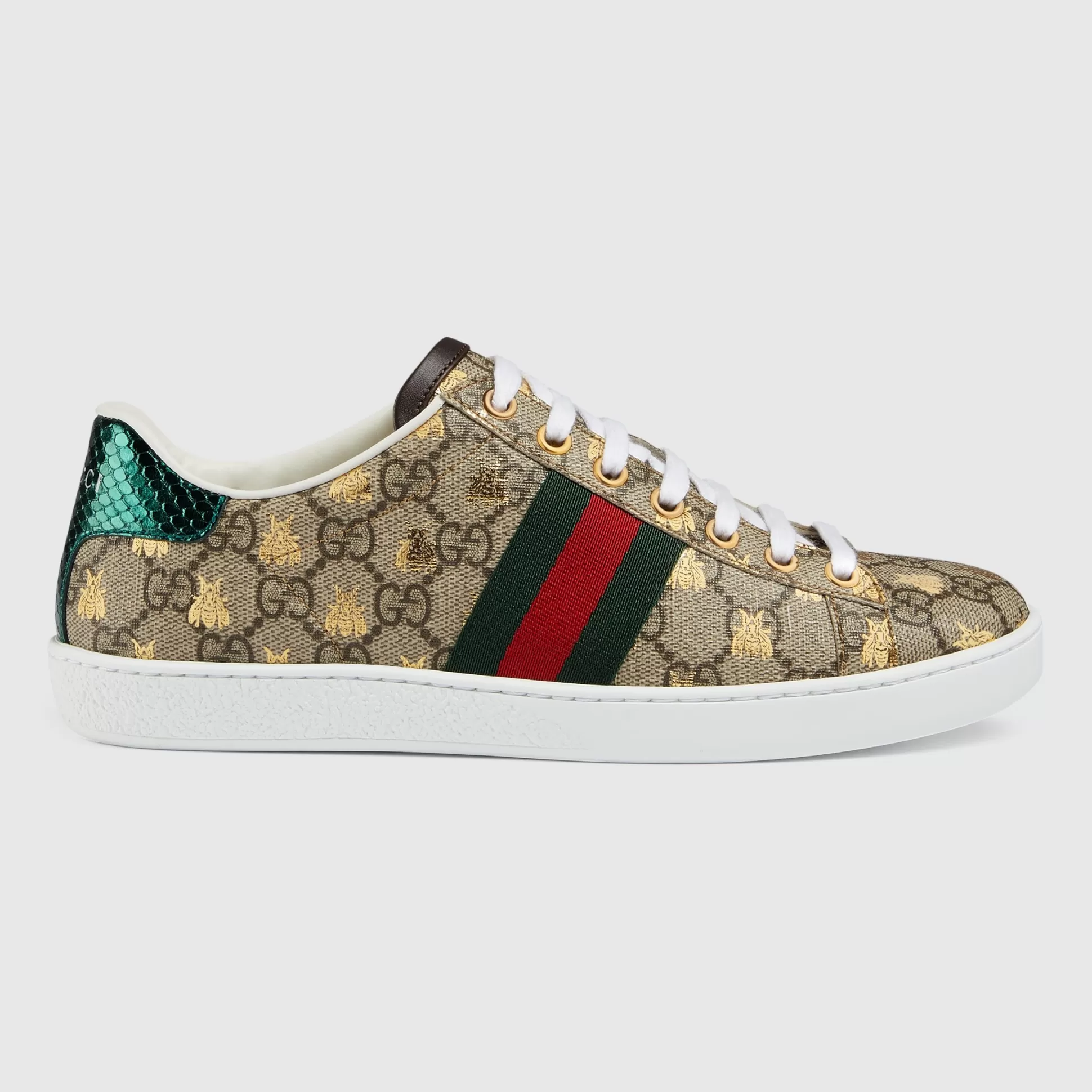 GUCCI Women'S Ace Gg Supreme Sneaker With Bees-Women Sneakers