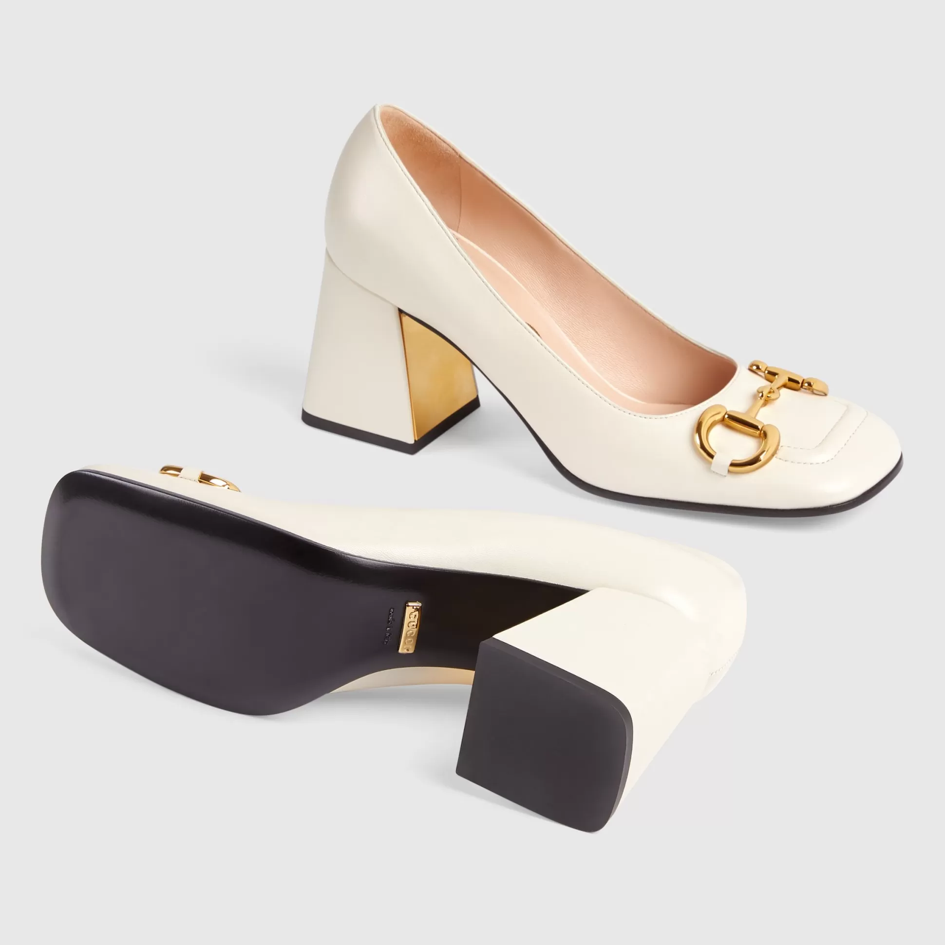 GUCCI Women'S Mid-Heel Pump With Horsebit-Women Pumps