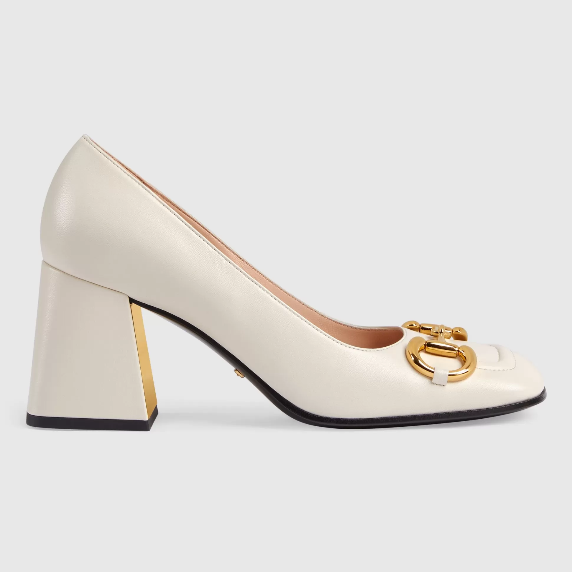 GUCCI Women'S Mid-Heel Pump With Horsebit-Women Pumps