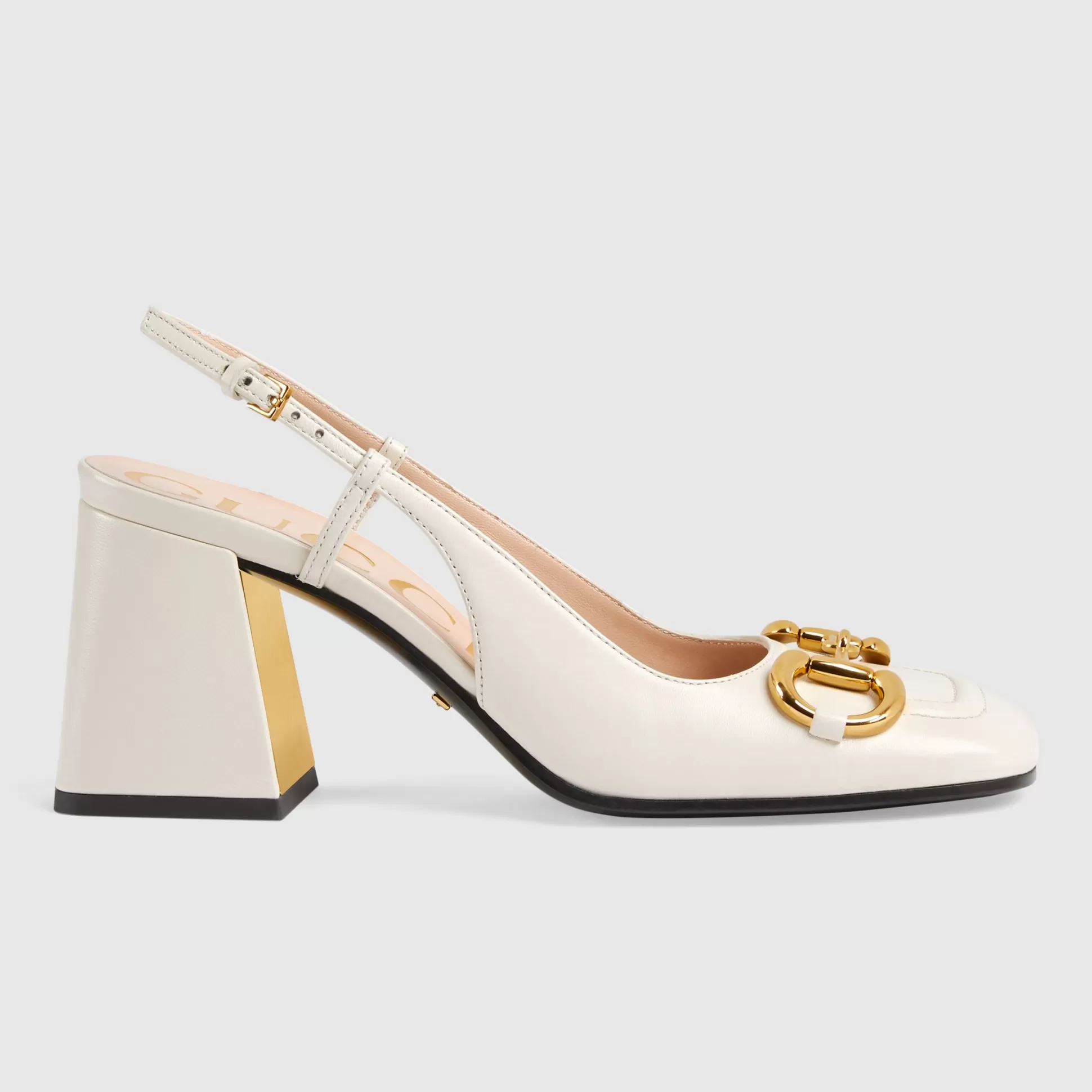 GUCCI Women'S Mid-Heel Slingback With Horsebit-Women Pumps