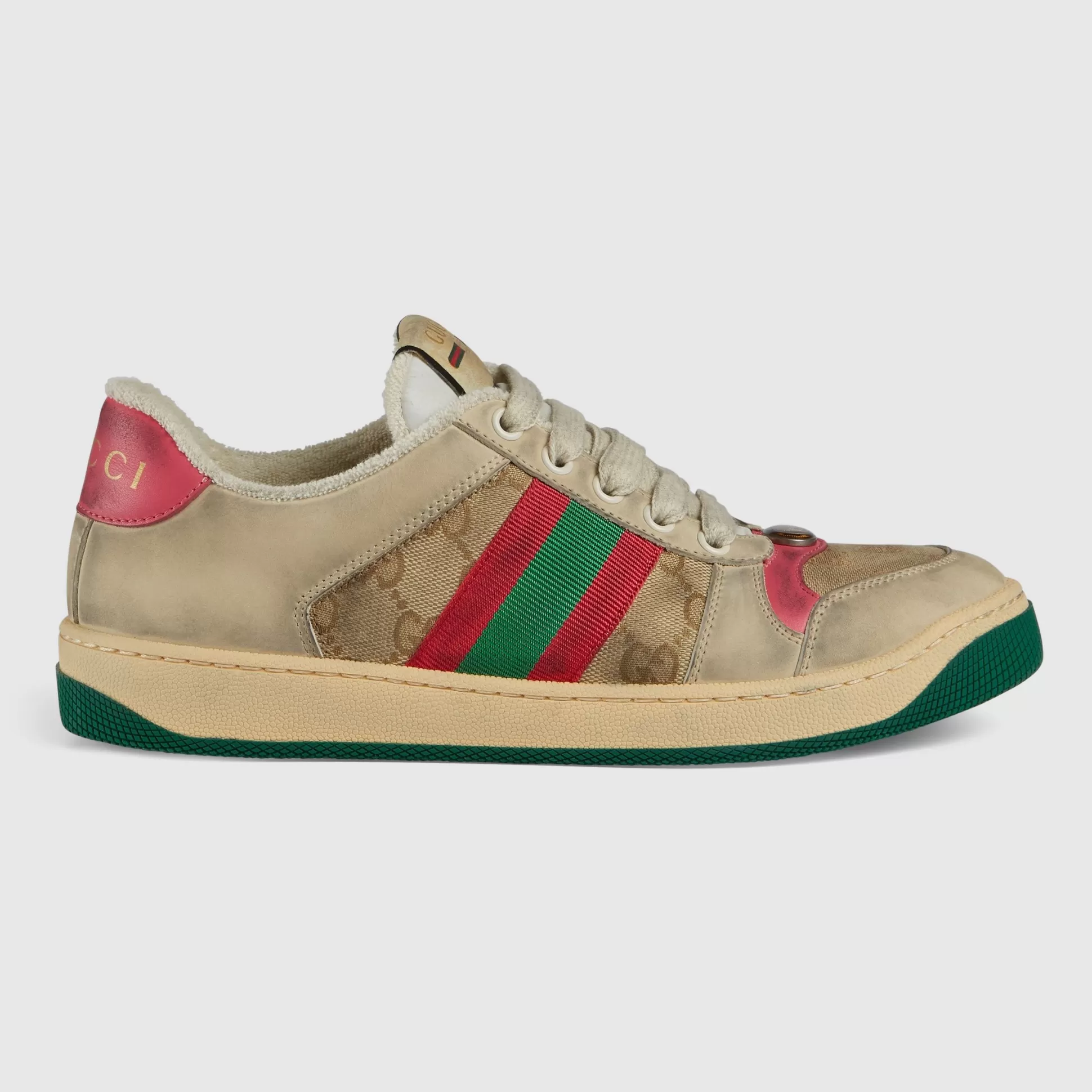 GUCCI Women'S Screener Leather Sneaker-Women Sneakers