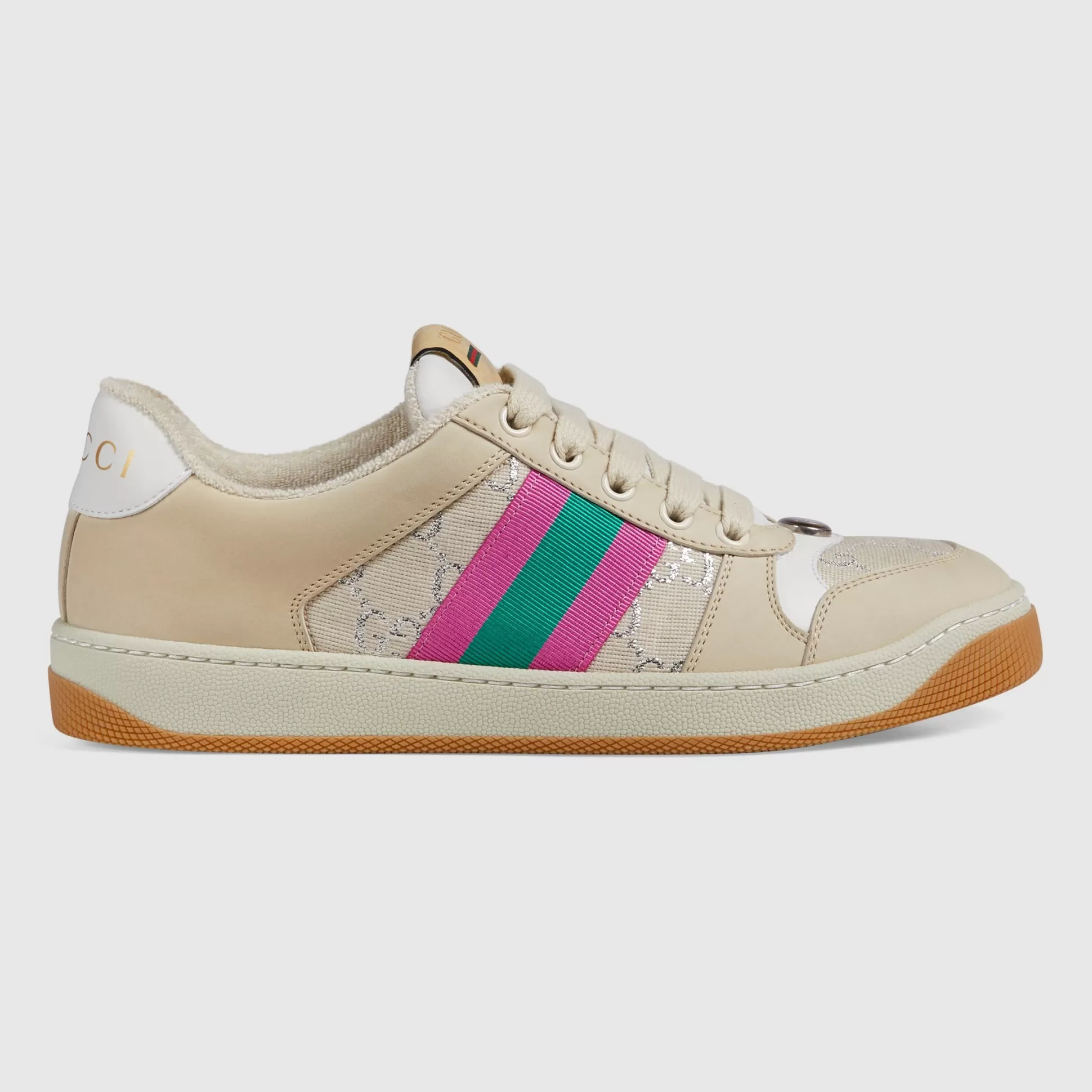 GUCCI Women'S Screener Sneaker With Web-Women Sneakers